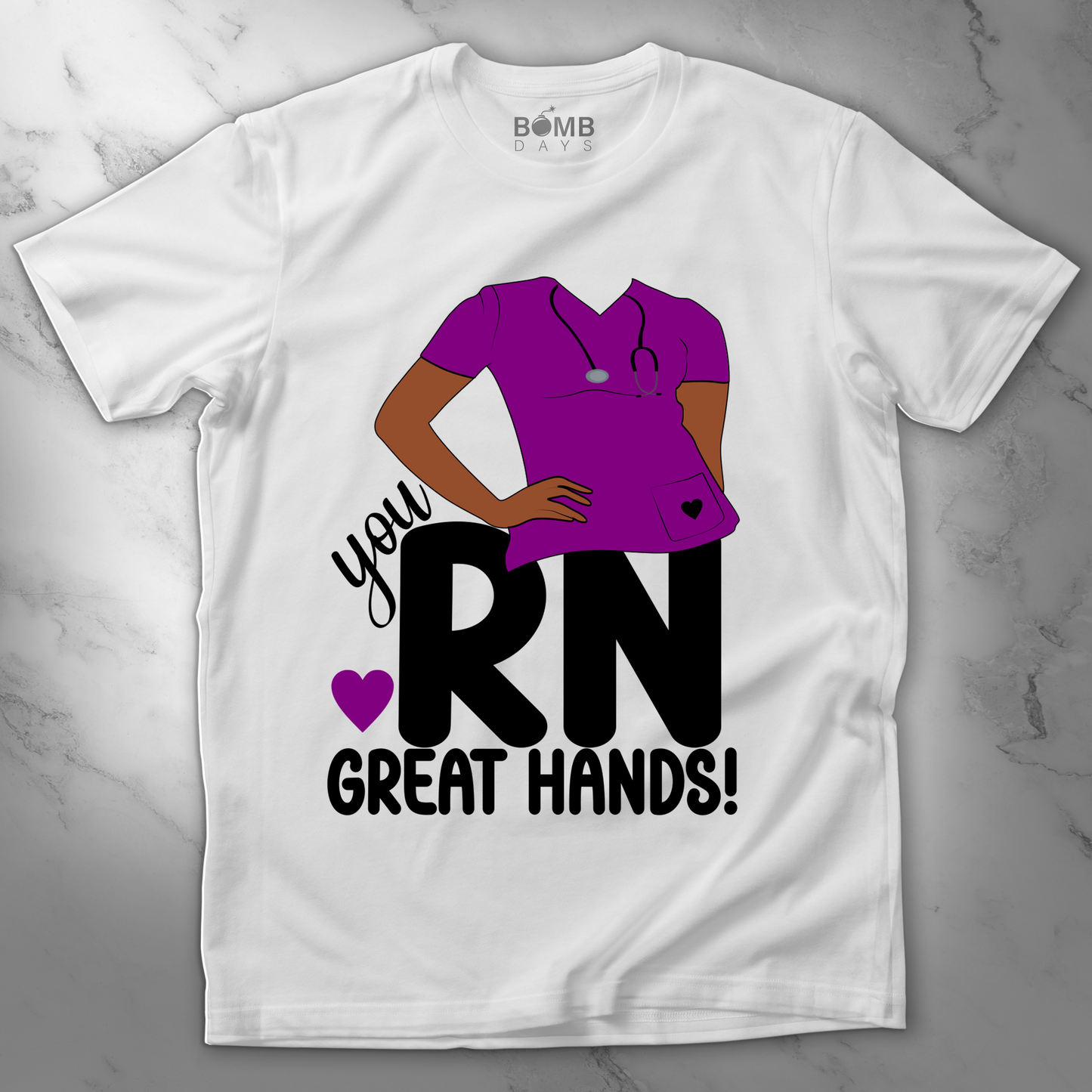 " You're N Good Hands" Registered Nurse Tshirts