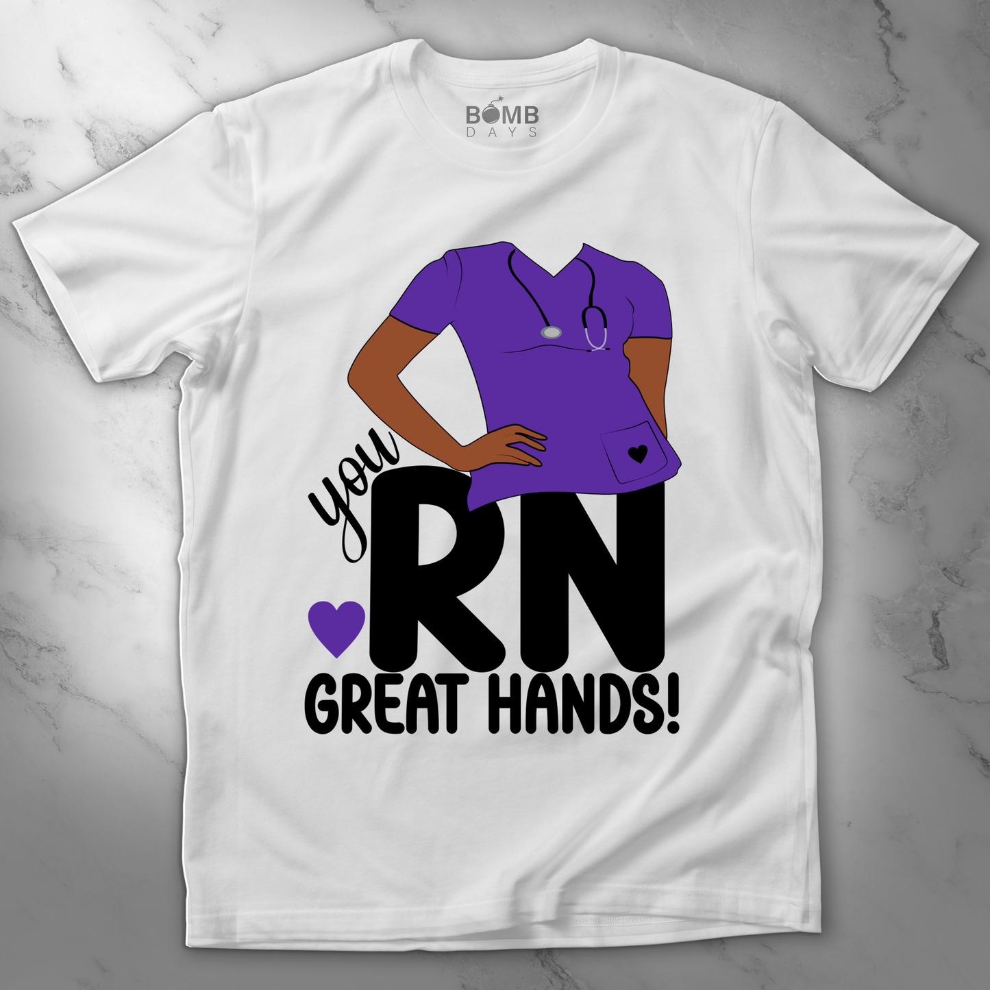 " You're N Good Hands" Registered Nurse Tshirts