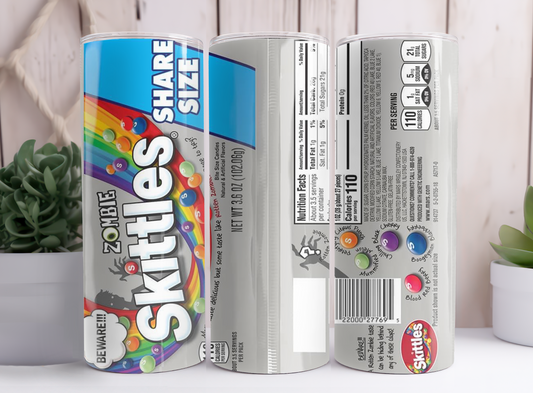 Zombie Skittles Styled Tumbler