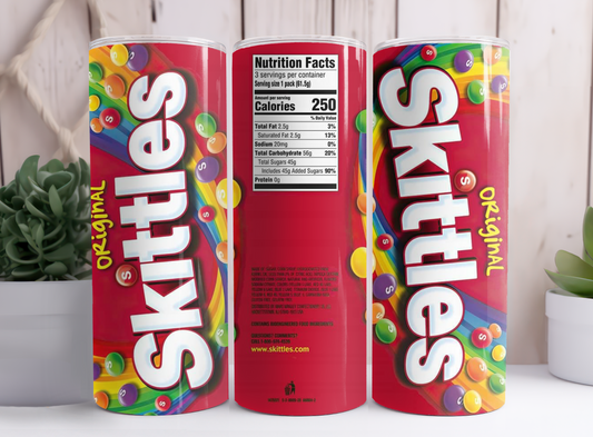 Skittles Styled Tumbler