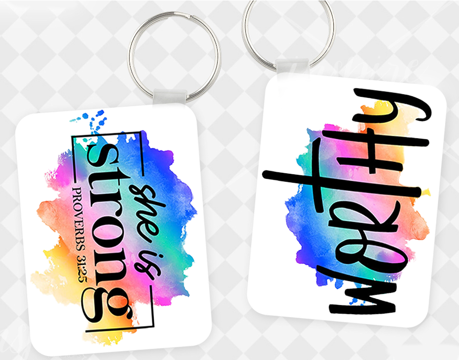 Inspirational Scriptures Keychains