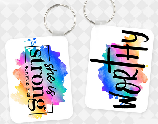 Inspirational Scriptures Keychains