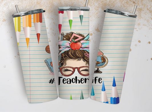 Teacher Life Tumbler