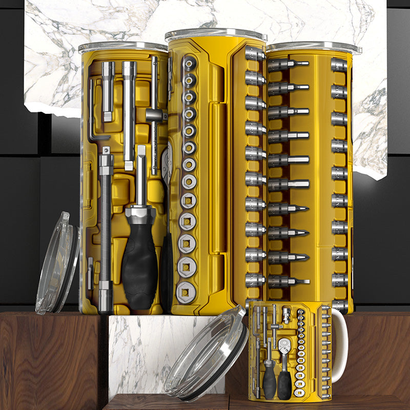 Mens Toolbox Designed Tumblers