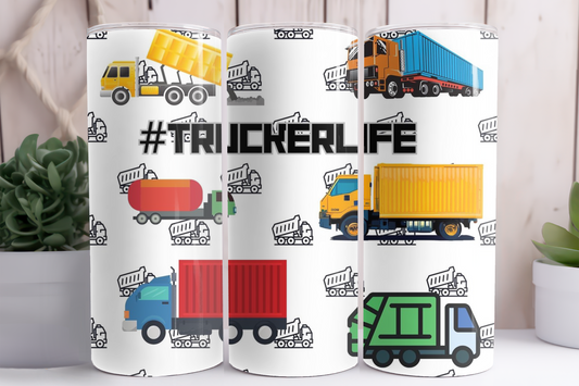 Trucker Life Tumbler