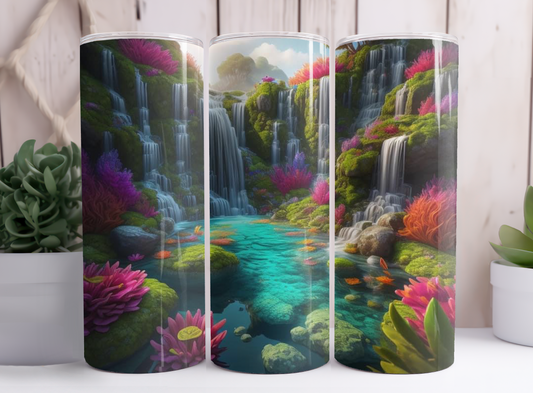 3D Waterfall Tumbler